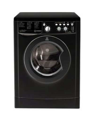 Indesit Iwsc51251K Eco Time 1200 Spin, 5Kg Load Washing Machine - Black